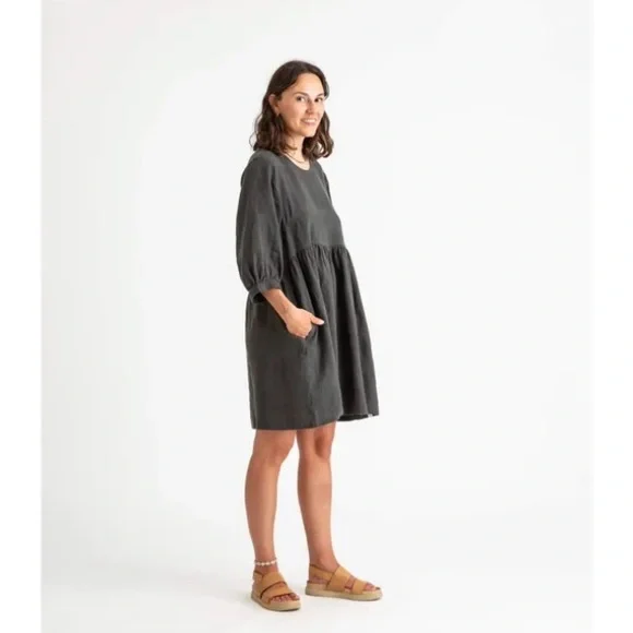 Linen day dress from Matona, M - Picture 5 of 12